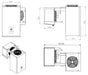 NEGATIVE WALL-MOUNTED STRADDLE-TYPE UNIT 4,1-6,5 M3 Combisteel