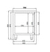 700 REFRIGERATED COUNTER 3 DOORS EXCL. MOTOR Combisteel