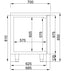 Combisteel Refrigerated Counter - 3 Doors - Stainless Steel - Ventilated Cooling - Energy-Efficient - 700 Depth - GN Compatible - Automatic Defrost Combisteel