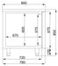 Combisteel Refrigerated Bakery Counter - 3 Doors - Stainless Steel - 1400L Capacity - Ventilated Cooling - Energy Efficient Combisteel