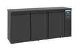 Combisteel Barcooler Black 3 Doors - 7489.5275 Combisteel