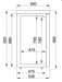 Combisteel Bar Cooler - Black - 4 Glass Doors - Ventilated Cooling - -2/+8°C - 230V Energy Efficient - Sleek Stainless Steel Finish" Combisteel