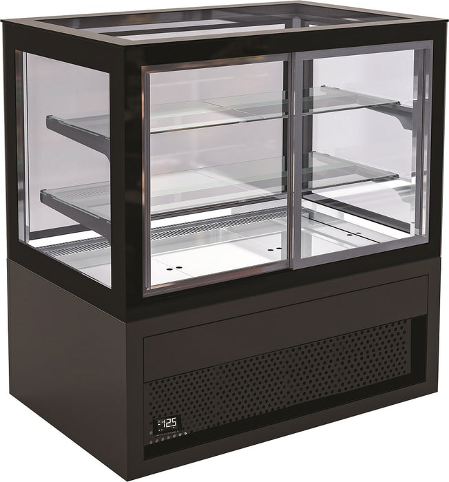 Combisteel Cold Display 600L - Freestanding Refrigerated Display - LED Lighting - Ventilated Cooling - Temperature Range +4°C to +12°C