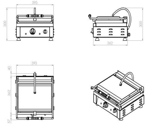 CONTACT GRILL Combisteel