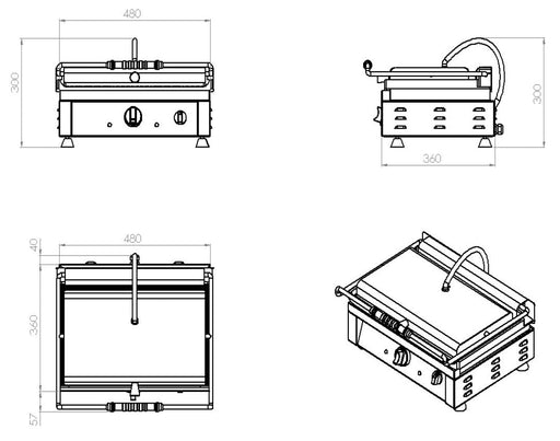 CONTACT GRILL Combisteel