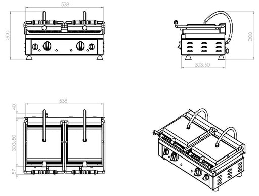 CONTACT GRILL Combisteel