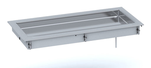 Combisteel Drop-In Crushed Ice Bin 3/1 GN - Stainless Steel - 670mm Width - Ideal for Bars & Restaurants - Durable & Easy to Clean Combisteel