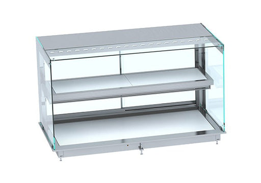 Combisteel Drop In Cubic Heated Ceramic Display White 5/1 Combisteel
