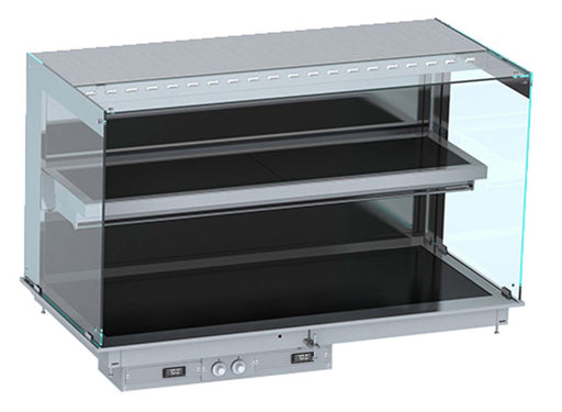 DROP-IN CUBIC HEATED CERAMIC DISPLAY WALL MODEL - BLACK 5/1 Combisteel