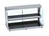 DROP-IN CURVED HEATED CERAMIC DISPLAY - BLACK 3/1 Combisteel