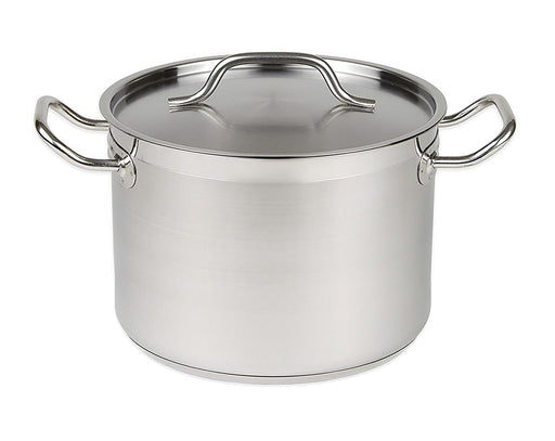Combisteel Deep Stockpot Mid High SS + Lid ø32 16 L Combisteel