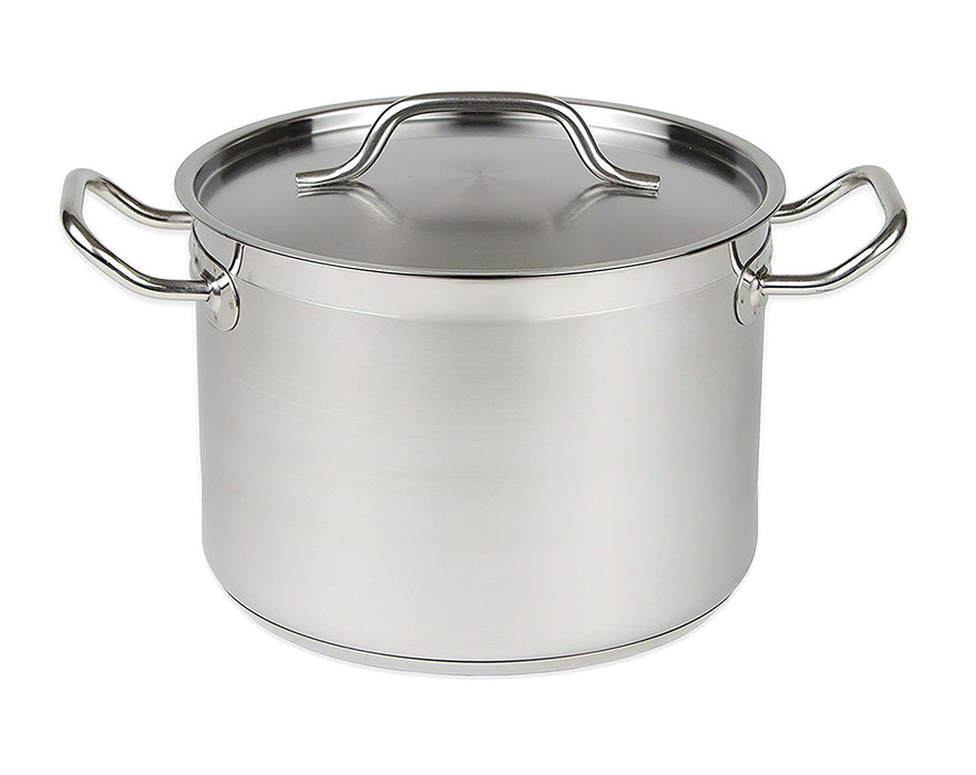 Combisteel Deep Stockpot Mid High Ss + Lid ø40 31 L Combisteel