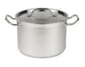 Combisteel Deep Stockpot Mid High Ss + Lid ø40 31 L Combisteel