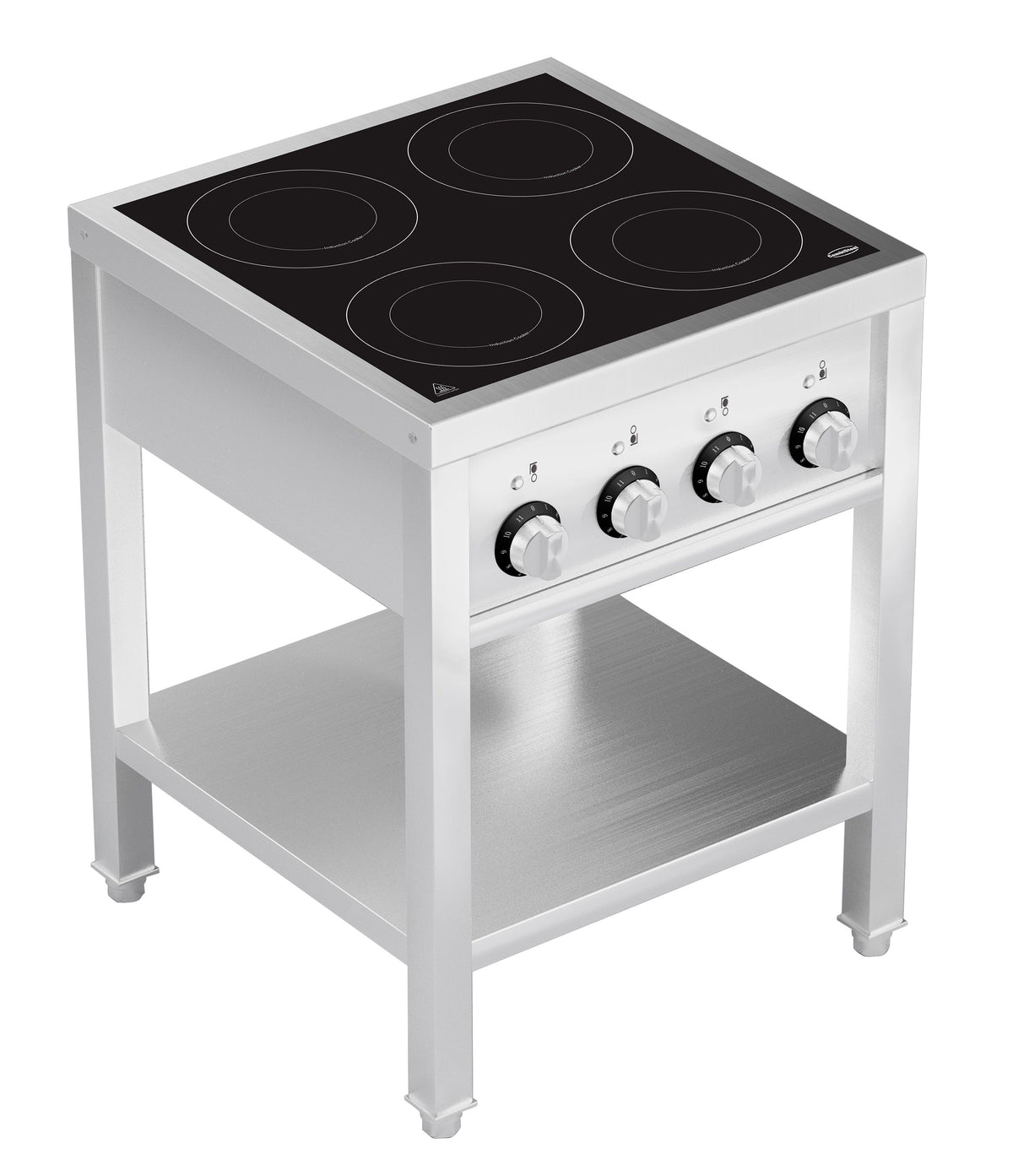 Combisteel Induction Stove - 4 Hobs with Open Frame - Stainless Steel ...