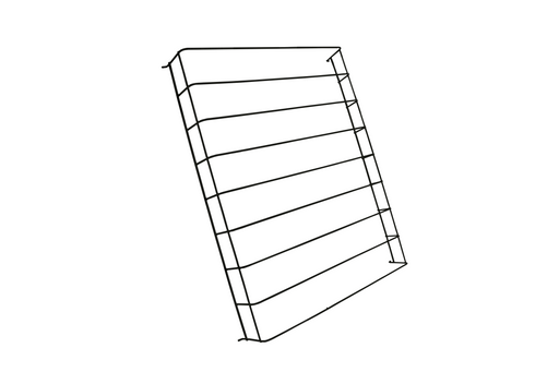 Combisteel Shelf Partitions Black For 7526.0100 Combisteel