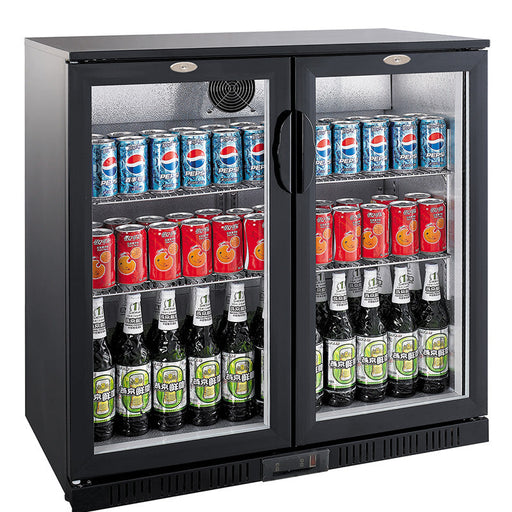 Combisteel Backbar Cooler Black 2 Doors Combisteel