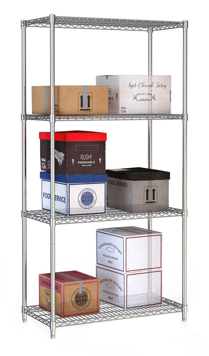 Combisteel Shelf Units 4 Levels 900 Flat Packed Combisteel