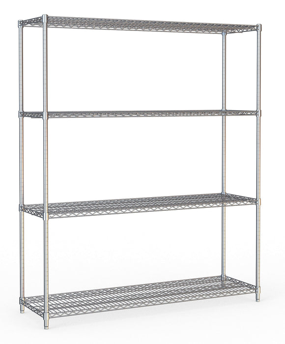 Combisteel Shelf Units 4 Levels 1500 Flat Packed Combisteel