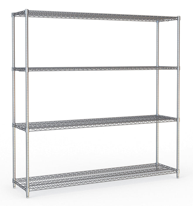 SHELF UNITS 4 LEVELS 1800 FLAT PACKED Combisteel