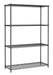 SHELF UNITS 4 LEVELS 1200 BLACK FLAT PACKED Combisteel