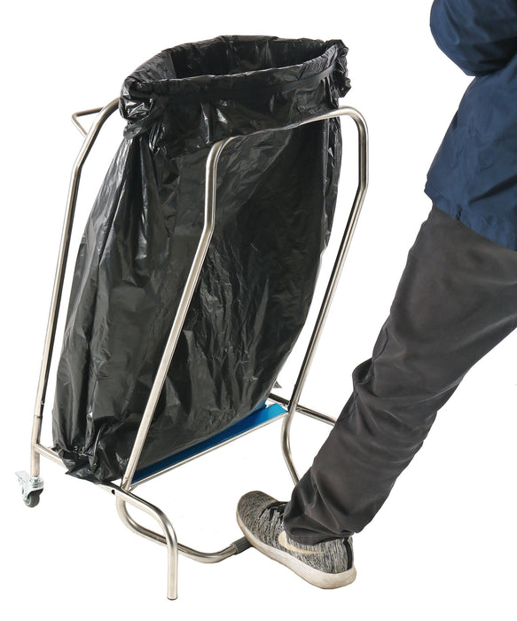 PEDAL CONTROLLED TRASH BAG HOLDER Combisteel