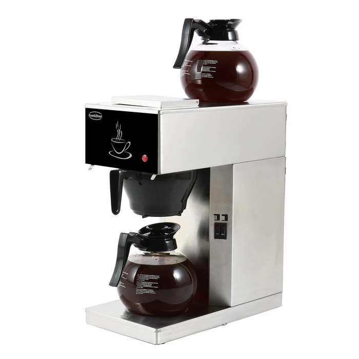 Combisteel Coffee Machine Including 2 Glass Coffee Jugs 1.8 L - 7535.0010 Combisteel