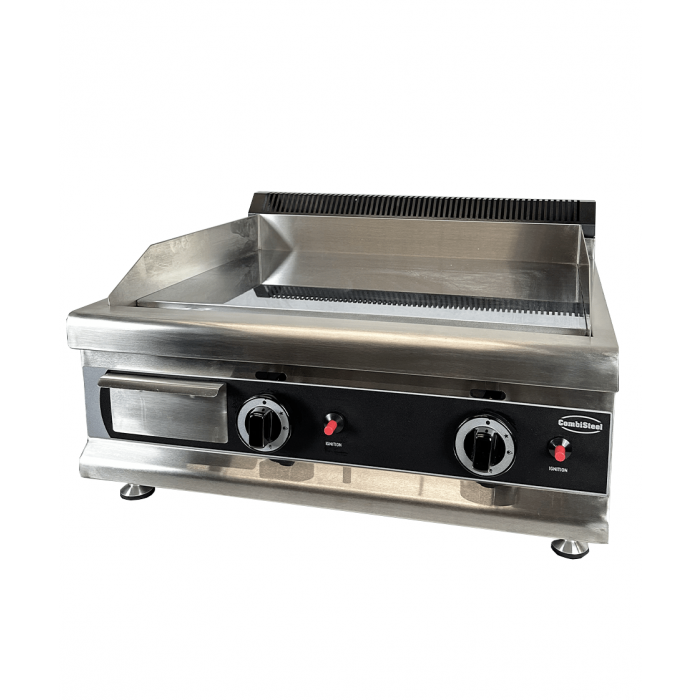 Combisteel Gas Fry Chrome Top 800 - 7539.0020 Combisteel