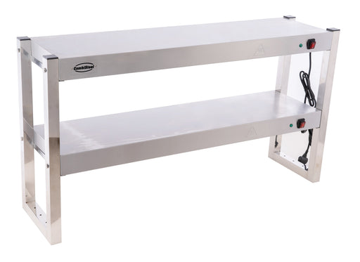 OVERSHELF HALOGEN HEATED 2 LEVELS 1200 FLAT PACKED Combisteel