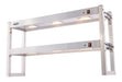 OVERSHELF HALOGEN HEATED 2 LEVELS 1200 FLAT PACKED Combisteel