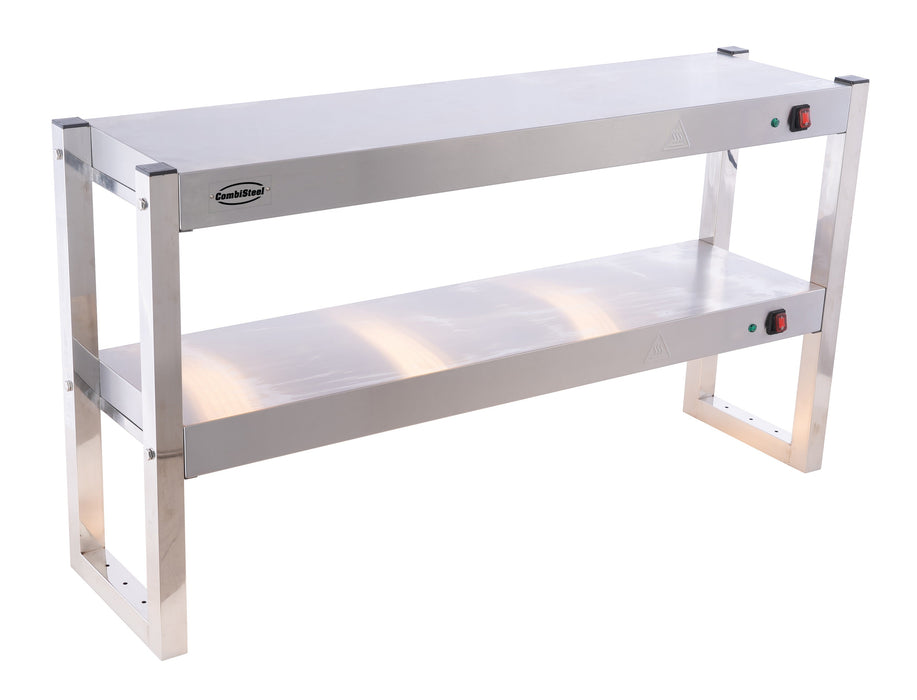 OVERSHELF HALOGEN HEATED 2 LEVELS 1200 FLAT PACKED Combisteel