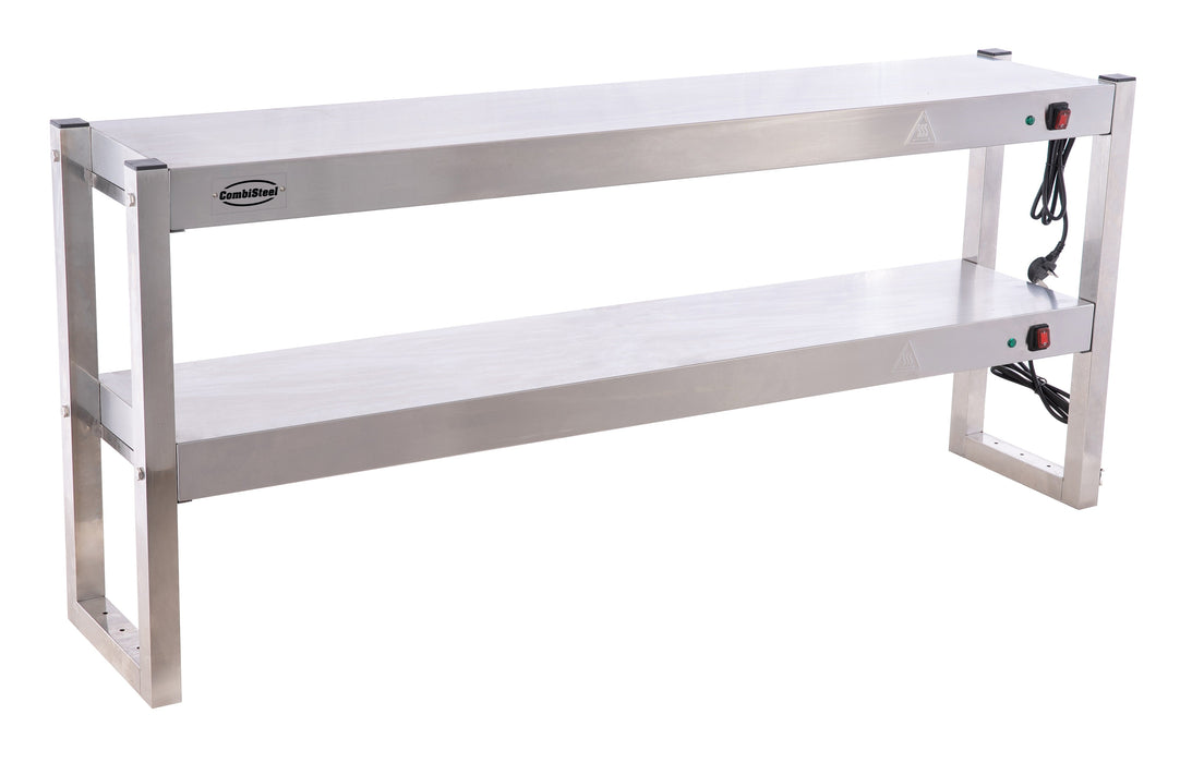 Combisteel Overshelf Halogen Heated 2 Levels 1500 Flat Packed Combisteel