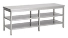 700 WORKTABLE 2 SHELVES 2300 Combisteel