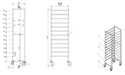 Combisteel Clearing Trolleys 1/1GN - 7819.0006 Combisteel