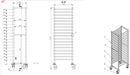 Combisteel Clearing Trolleys 1/1GN 18X - 7819.0012 Combisteel