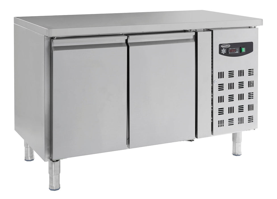 Combisteel Double Door Refrigerated Food Prep Counter 7950.008 - (850H x 1360W x 700D) Combisteel
