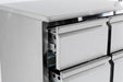 Combisteel Prep Counter Refrigerator With 4 Drawers 7950.0110 – (875H x 900W x 700D) Combisteel