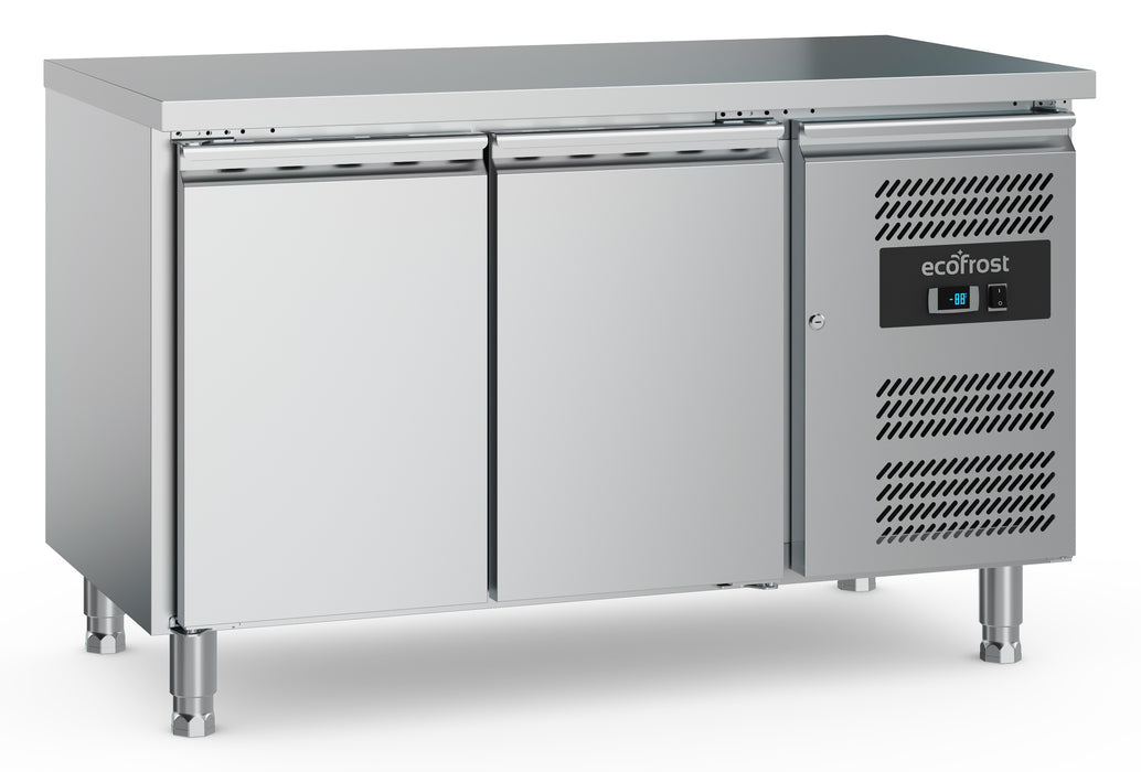 Ecofrost 700 Refrigerated Counter 2 Doors With Adjustable Feet