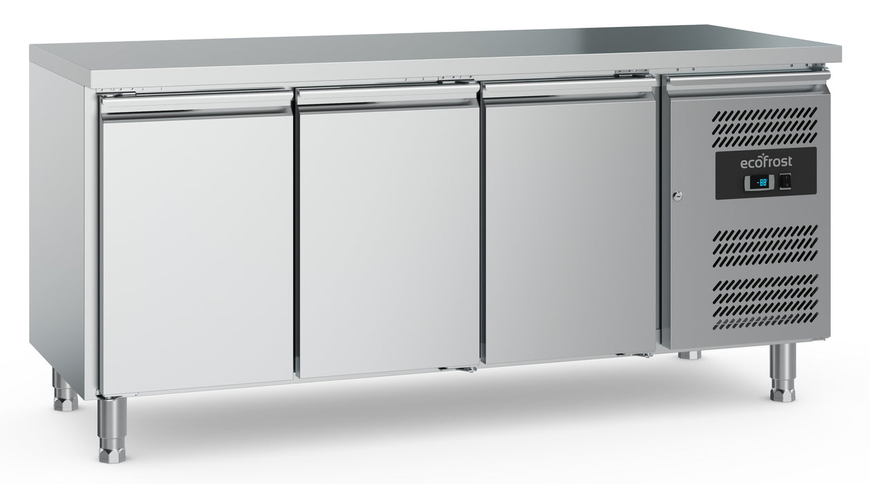 Ecofrost 700 Refrigerated Counter 3 Doors With Adjustable Feet