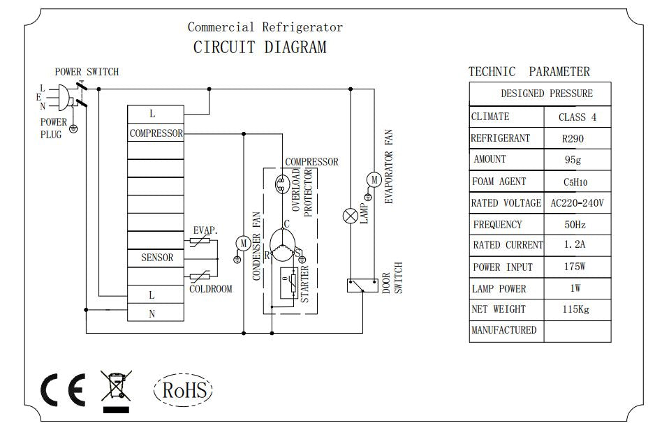 Ecofrost Refrigerator Ss 600 Ltr Static