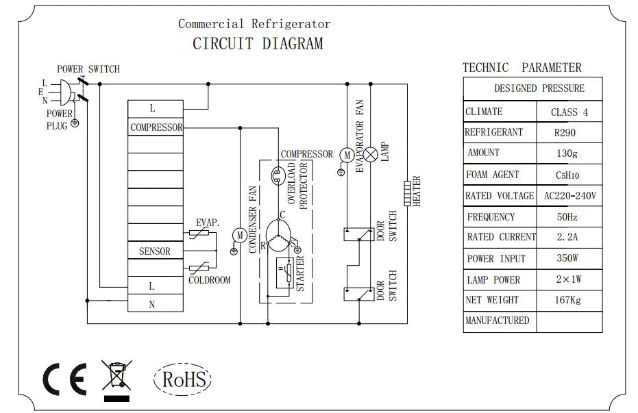 Ecofrost Refrigerator Ss 1200 Ltr Static