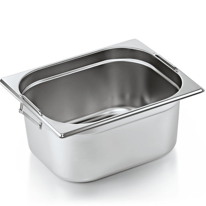 Stainless steel Gastronorm Pan with Handle GN1/2 Depth 150mm |  8126H