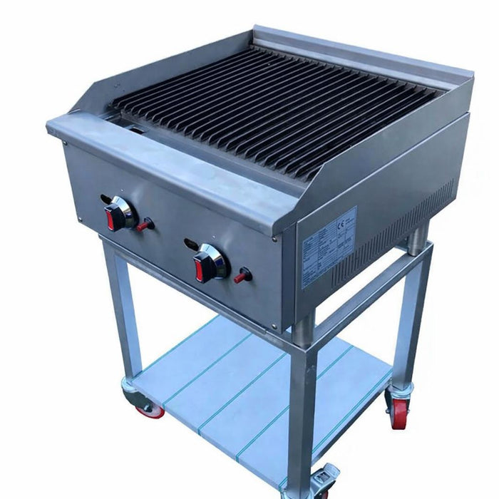 COMMERCIAL 2 BURNER CONTROL GAS BBQ GRILL AND GRIDDLE CHARBROILER Canmac