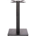 Black Cast Iron Table base Square 400mm Standard height |  A037A Makfry