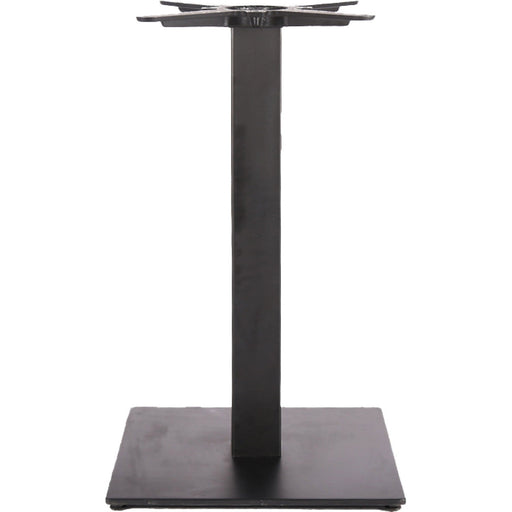 Black Cast Iron Table Base Square 450x450x720mm |  A037B Makfry