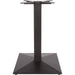 Black Cast Iron Table base Square 410mm Standard height |  A038A Makfry