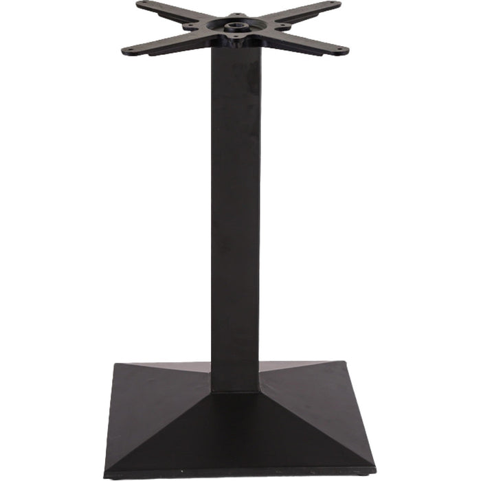 Black Cast Iron Table Base Square 450x450x720mm |  A038B Makfry