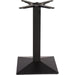 Black Cast Iron Table Base Square 450x450x720mm |  A038B Makfry
