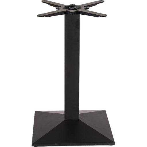 Black Cast Iron Table Base Square 430x430x720mm |  A038C Makfry