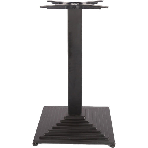 Black Cast Iron Table Base Square 450x450x720mm |  A039B Makfry