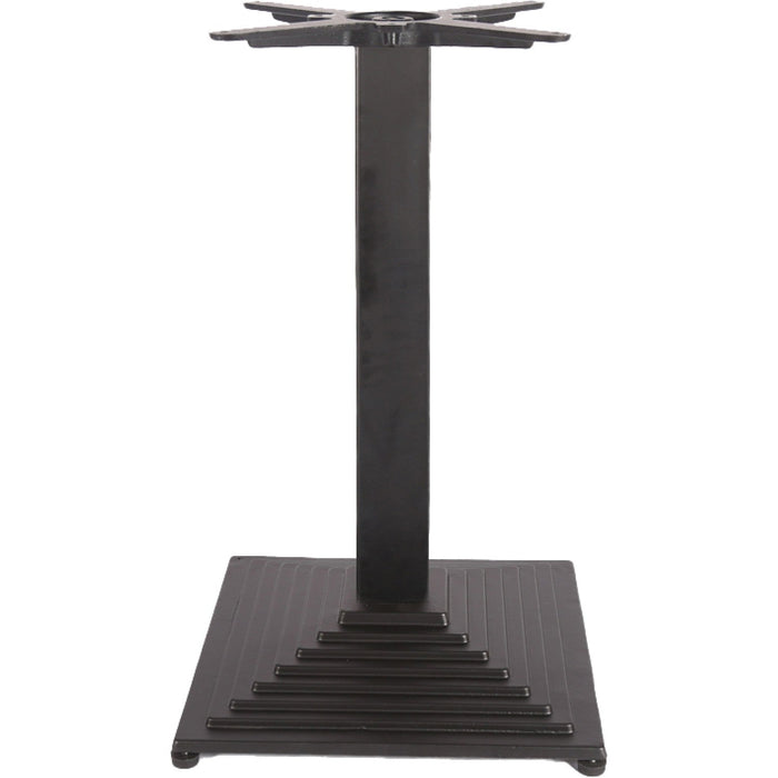 Black Cast Iron Table Base Square 450x450x720mm |  A039B Makfry